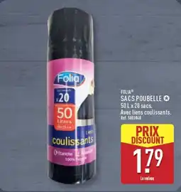 ALDI FOLIA Sacs poubelle offre