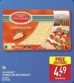 ALDI CASA MORANDO Cannelloni bolognaise offre