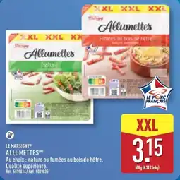ALDI LE MARSIGNY Allumettes offre
