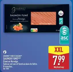 ALDI GOURMET FINEST CUISINE Saumon fumé offre
