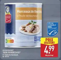 ALDI GOLDEN SEAFOOD Thon en morceaux offre