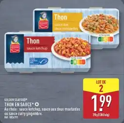ALDI GOLDEN SEAFOOD Thon en sauce offre