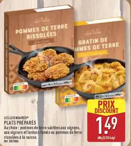 ALDI LES LÉGENDAIRES Plats préparés offre