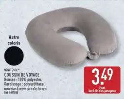 ALDI NOVITESSE Coussin de voyage offre