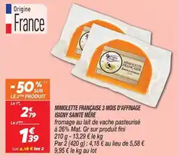 Netto ISIGNY SAINTE MERE Mimolette française 3 mois d'affinage offre