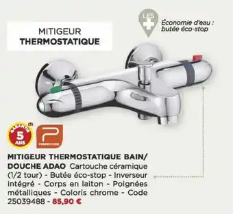 Bricomarché Mitigeur Thermostatique Bain/Douche offre