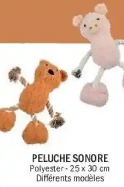 La Foir'Fouille Peluche sonore offre