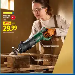 Lidl Parkside scie sabre offre