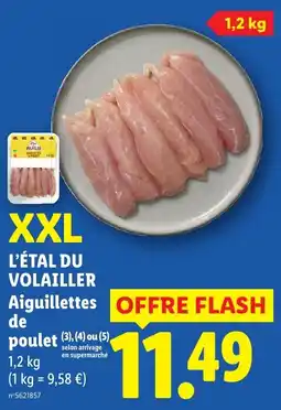 Lidl L'ÉTAL DU VOLAILLER Aiguillettes de poulet offre