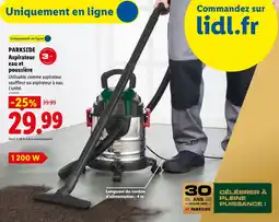 Lidl PARKSIDE Aspirateur eau et poussière offre