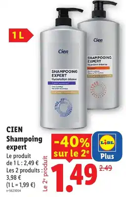 Lidl Cien Shampoing expert offre