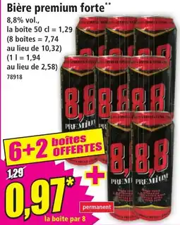 Norma 8,8,8 PREMIUM offre