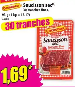 Norma Cochonou Saucisson sec offre