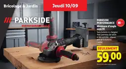 Lidl PARKSIDE Meuleuse d'angle sans fil offre