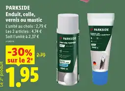 Lidl Parkside vernis teinté offre