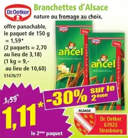 Norma Ancel Branchettes d'Alsace offre