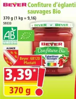Norma Beyer Confiture d'églantines sauvages Bio offre