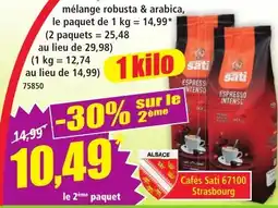Norma Cafés Sati offre