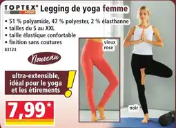 Norma TOPTEX Legging de yoga femme offre