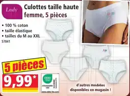 Norma Lady Life Culottes taille haute femme offre