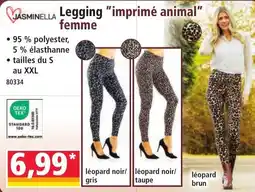 Norma JASMINELLA Legging "imprimé animal" femme offre