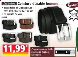 Norma Luigi Lamberto Ceinture étirable homme offre