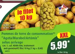 Norma POMMES DE TERRE DE CONSOMMATION offre