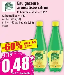 Norma Maison Perrier Eau gazeuse aromatisée citron offre
