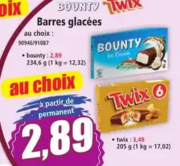 Norma Bounty Barres glacées offre