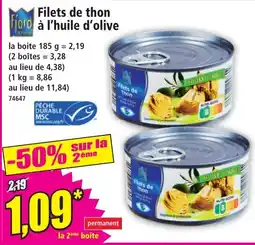 Norma Fjord Krone Filets de thon offre