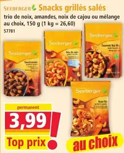 Norma Seeberger Snacks grillés salés offre