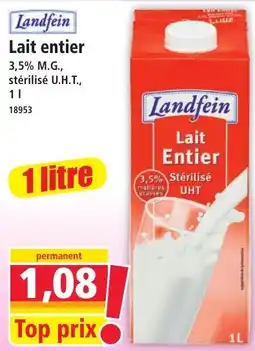 Norma Landfein Lait entier offre