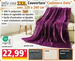 Norma bella casa Couverture "Cashmere Dots" offre