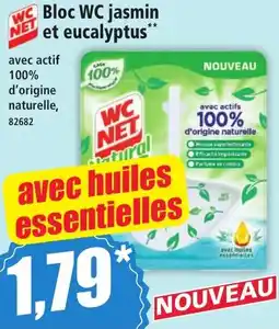 Norma WC NET Bloc WC jasmin et eucalyptus offre
