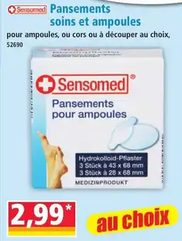 Norma Sensomed Pansements pour ampoules offre