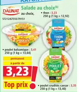Norma DAUNAT Salade au choix offre