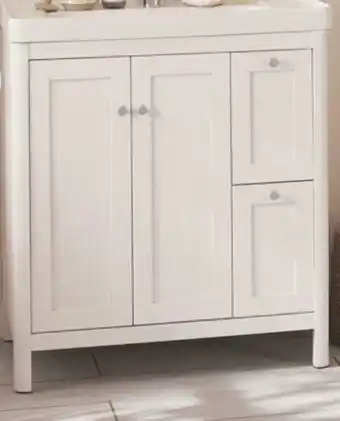 Bricomarché Meuble Charme Blanc 80 cm offre