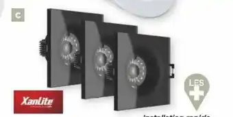 Bricomarché Pack de 3 Spots LED Encastrables offre