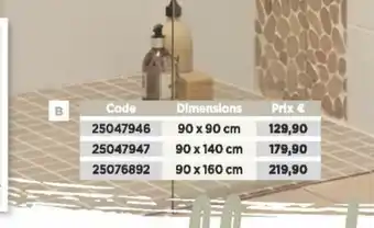 Receveur à Carreler