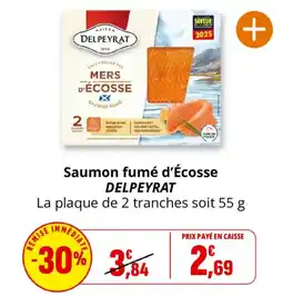 Coccinelle Express DELPEYRAT Saumon fumé d'Écosse offre