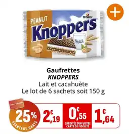 Coccinelle Express Knoppers Gaufrettes offre