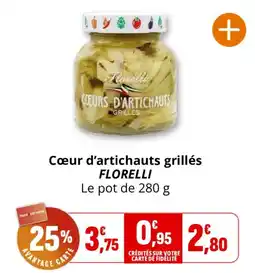 Coccinelle Express FLORELLI Cœurs d'artichauts grillés offre