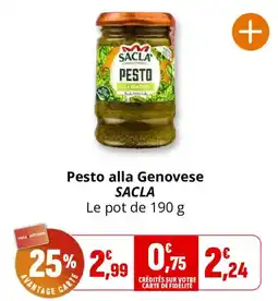 Coccinelle Express SACLA Pesto alla Genovese offre