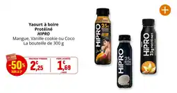 Coccinelle Supermarché HIPRO Yaourt à boire Protéiné offre