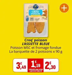 Coccinelle Express L'ASSIETTE BLEUE Croq' poisson offre