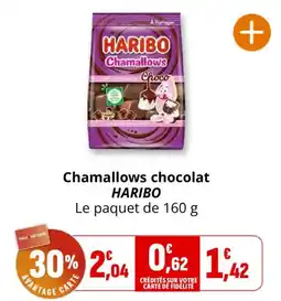 Coccinelle Supermarché HARIBO Chamallows Choco offre