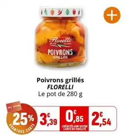 Coccinelle Supermarché FLORELLI Poivrons grillés offre