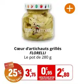 Coccinelle Supermarché FLORELLI Cœurs d'artichauts grillés offre