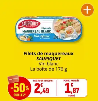 SAUPIQUET Filets de maquereaux