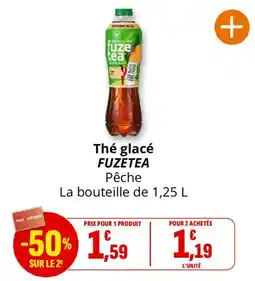 Coccinelle Supermarché FUZETEA Thé glacé offre